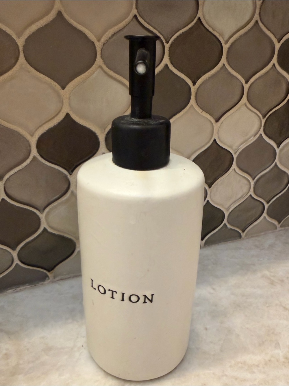 Hearth & Hand stoneware lotion pump 8-1/2”